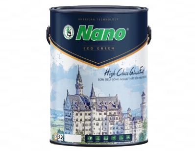 sơn siêu bóng ngoại thất chống phai mầu NANO