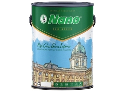 Sơn siêu bóng nội thất chống phai mầu NANO